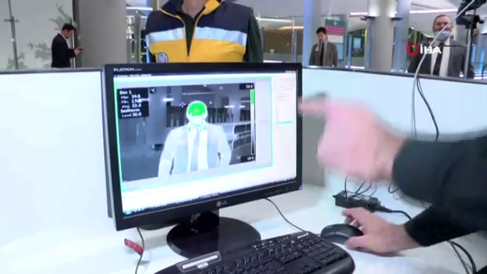 Havalimanı’nda ’Corona Virüs’ için termal kameralı önlem
