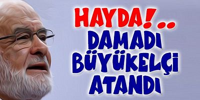 Hayda!.. Karamollaoğlu'nun damadı Mehmet Paçacı büyükelçi yapıldı