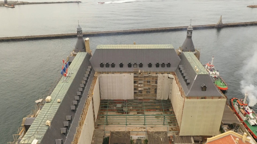 Haydarpaşa Garı’nın son hali havadan görüntülendi