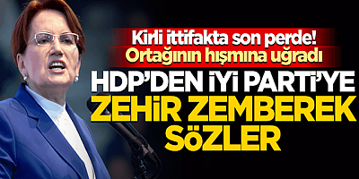 HDP'den Akşener'e sert cevap!.. Karanlık kuyuya düşeceksin