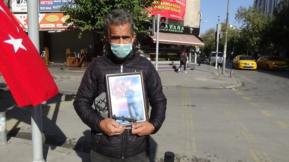 HDP İzmir önünde evlat nöbetine, bir baba daha dahil oldu