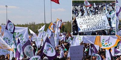  HDP mitinginde Kılıçdaroğlu'na oy istendi:1 oy Kılıçdaroğlu’na, 1 oy Yeşil Sol Parti’ye