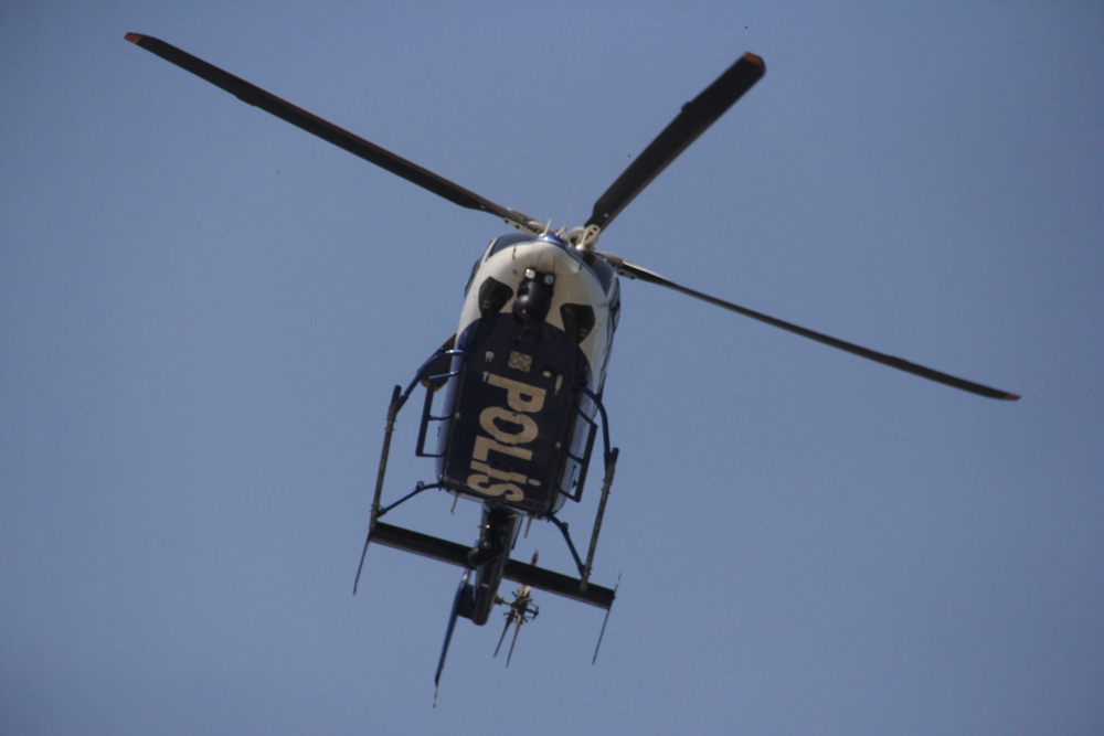 Helikopterli sokak denetimi