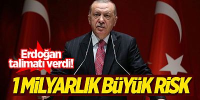 Her önüne gelen yapıyor! 1 milyarlık büyük risk... Erdoğan talimat verdi