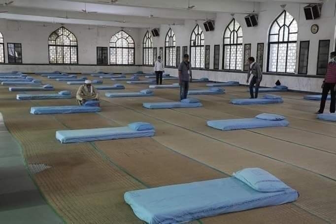 Hindistan’da artan vakalar sonrası camiler hastaneye dönüştürüldü