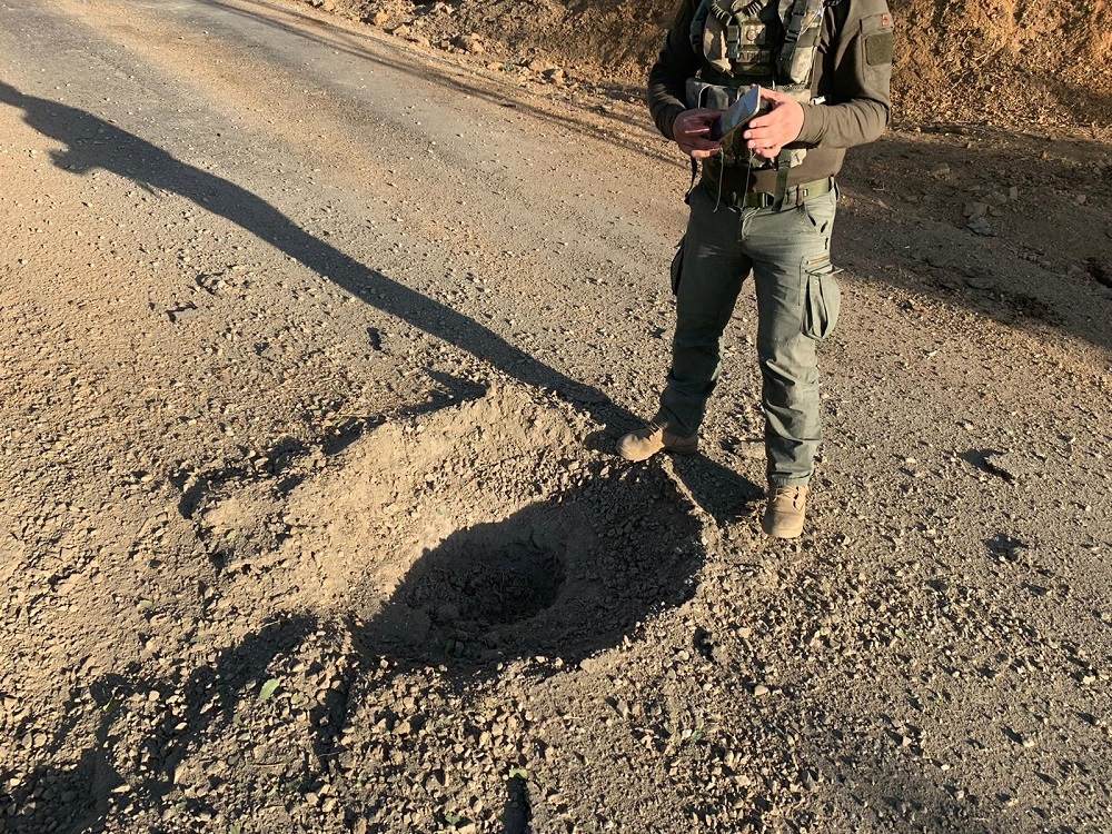 Hizan’da PKK’nın yola döşediği EYP imha edildi
