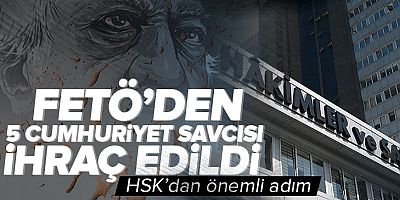 HSK'dan FETÖ ile bağlantılı 5 Cumhuriyet Savcısına ihraç
