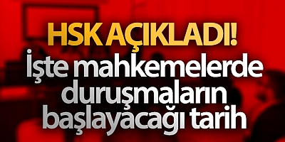 HSK yargısal faaliyetlerin nasıl yapılacağına ilişkin kararını mahkeme ve savcılıklara gönderdi