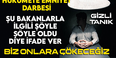 Hükümete emniyet darbesi... Sen bakanları suçla biz gidip çökeriz