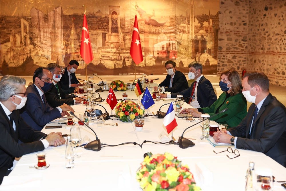 İbrahim Kalın, AB Liderlerinin Dış Politika Başdanışmanları ile görüştü