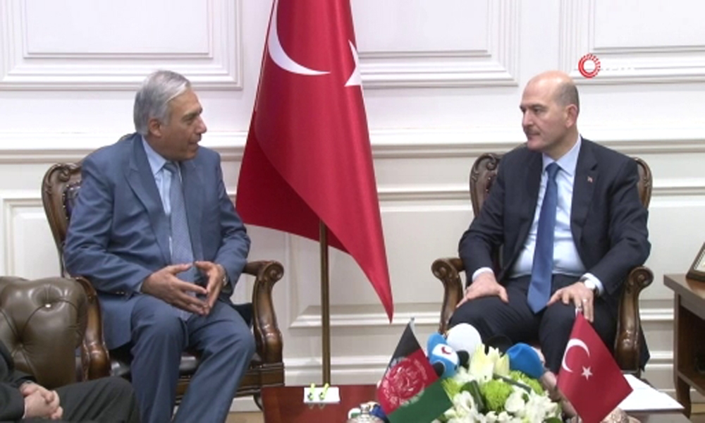 İçişleri Bakanı Soylu, Afganistan Maliye Bakanı Kayumi İle Görüştü