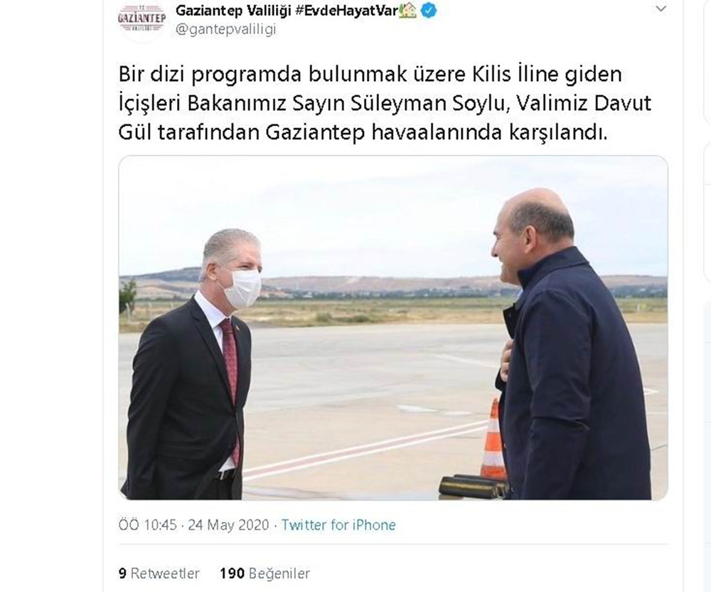 İçişleri Bakanı Soylu Suriye sınırında