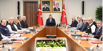 İçişleri Bakanlığı'nda sınır güvenliği toplantısı...