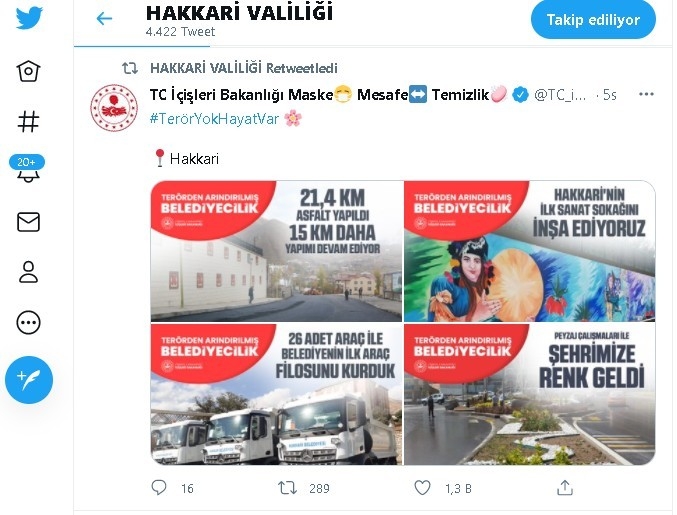 İçişleri Bakanlığından 