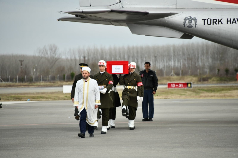 İdlib şehidi memleketi Samsun’da gözyaşlarıyla karşılandı