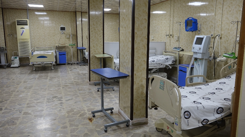 İdlib’de korona virüs hastaları için hastane açıldı