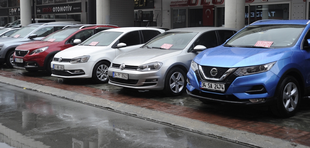 İkinci el araç piyasasında durgunluk yaşanıyor