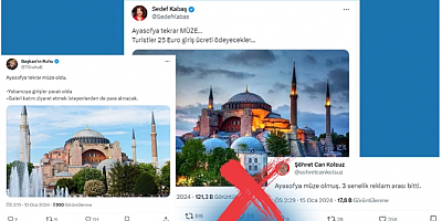İletişim Başkanlığı açıkladı: 'Ayasofya müzeye çevrildi' iddiaları hakkında yalanlama!