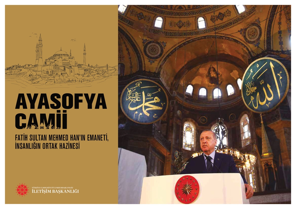 İletişim Başkanlığından Ayasofya kitabı ve internet sitesi