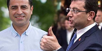  İmamoğlu dün ülkücü oldu, bugün Selahattin Demirtaş'a özgürlük istedi!