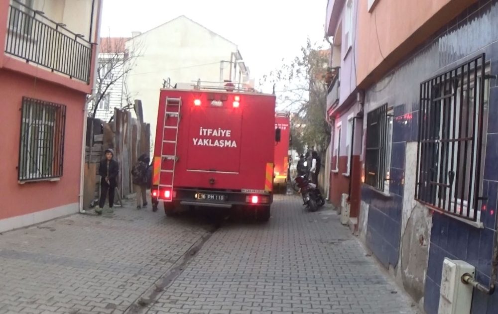 İnegölde Korkutan Yangın