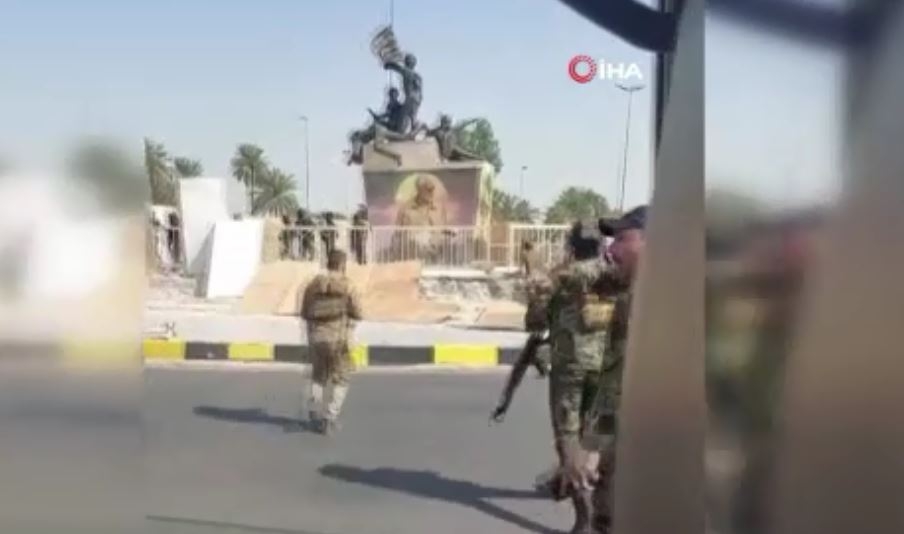 Irak’ta Haşdi Şabi güçleri Yeşil Bölge’yi bastı