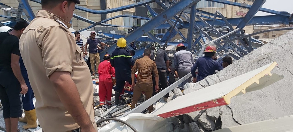 Irak’ta inşaat halindeki bina çöktü: 3 ölü