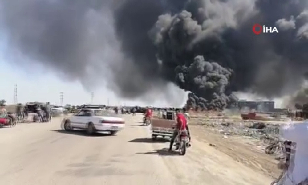 Irak’ta petrol boru hattında yangın çıktı