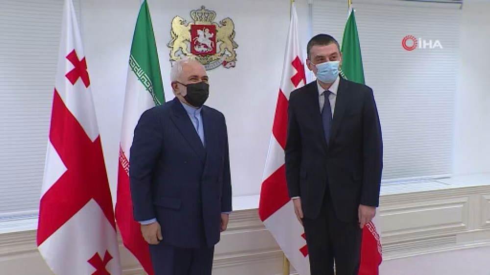 İran Dışişleri Bakanı Zarif, Gürcistan Başbakanı Gakharia ile görüştü