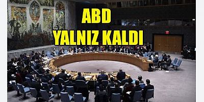 İşgalci İsrail'e destek veren ABD BMGK'da yalnız kaldı