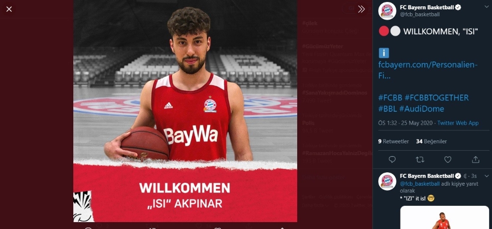 İsmet Akpınar, Bayern Münih’te