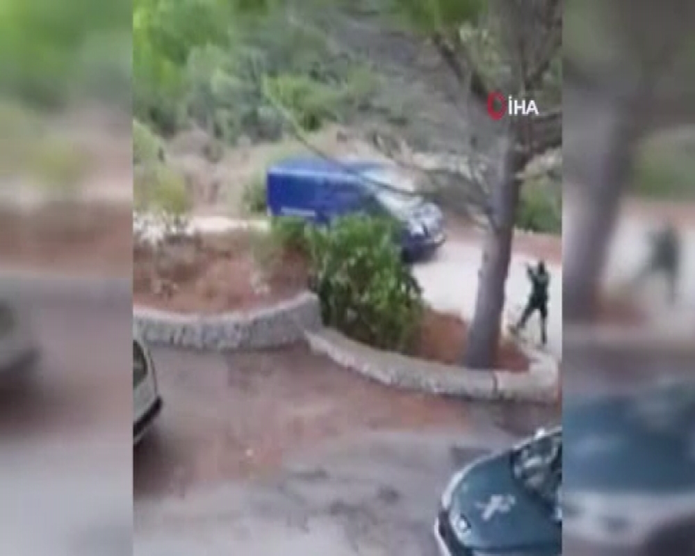 İspanya’da polis barikatı şüpheli aracı durdurmaya yetmedi