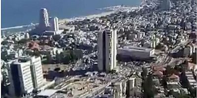 İsrail'de İran'ın saldırdığı Hayfa yıkıldı