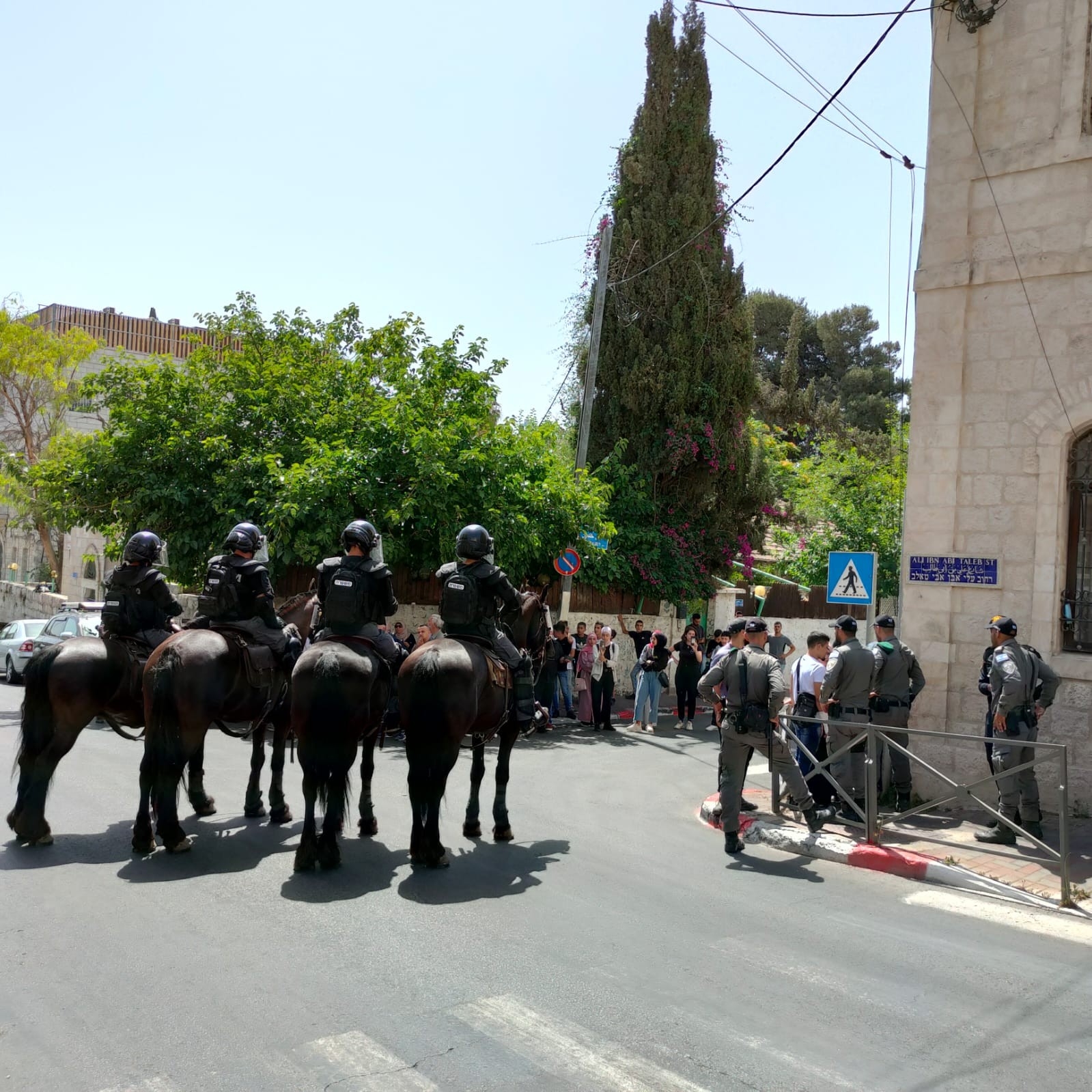 İsrail mahkemesi önünde İsrail güçleri ve Filistinliler arasında arbede: 1 gözaltı, 2 yaralı