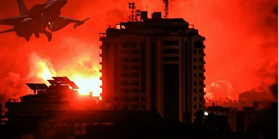 İsrail yine içinde hastalar olan hastaneyi bombaladı