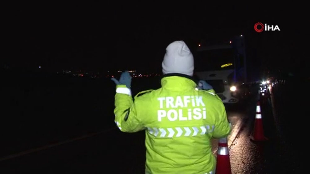 İstanbul çıkışında denetimler devam ediyor