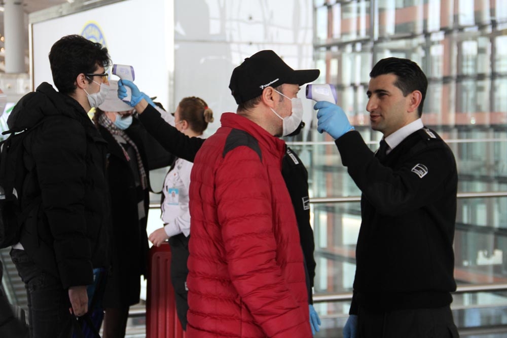 İstanbul Havalimanı’nda yolcu ve personellerin ateşi ölçülmeye başlandı
