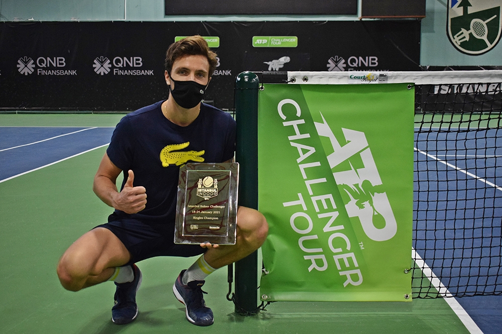 İstanbul Indoor Challenger’da şampiyon Rinderknech