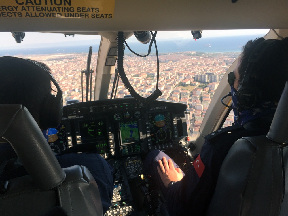 İstanbul polisinden Kurban Bayramı’nda helikopterli denetim