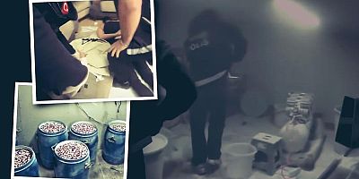 İstanbul ve İzmir'de yaklaşık 7 milyon uyuşturucu hap ele geçirildi