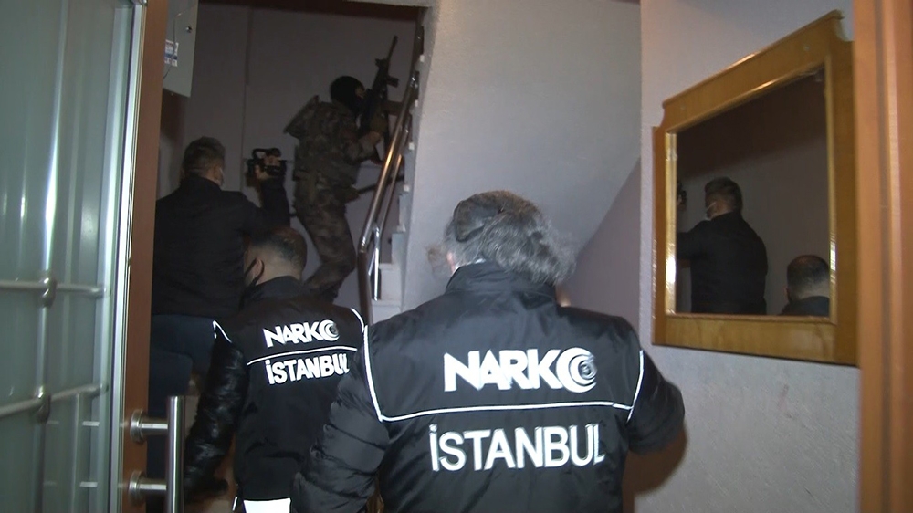 İstanbul’da 4 ilçede eş zamanlı uyuşturucu operasyonu