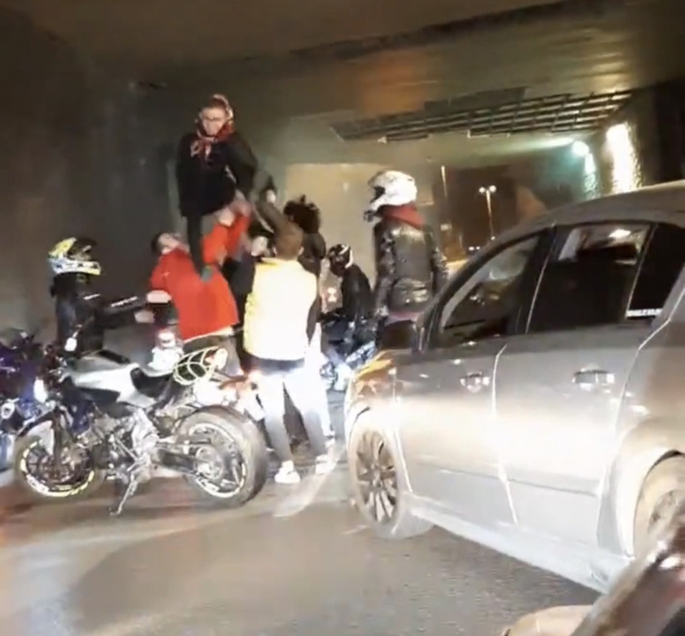 İstanbul’da asker uğurlama terörü kamerada