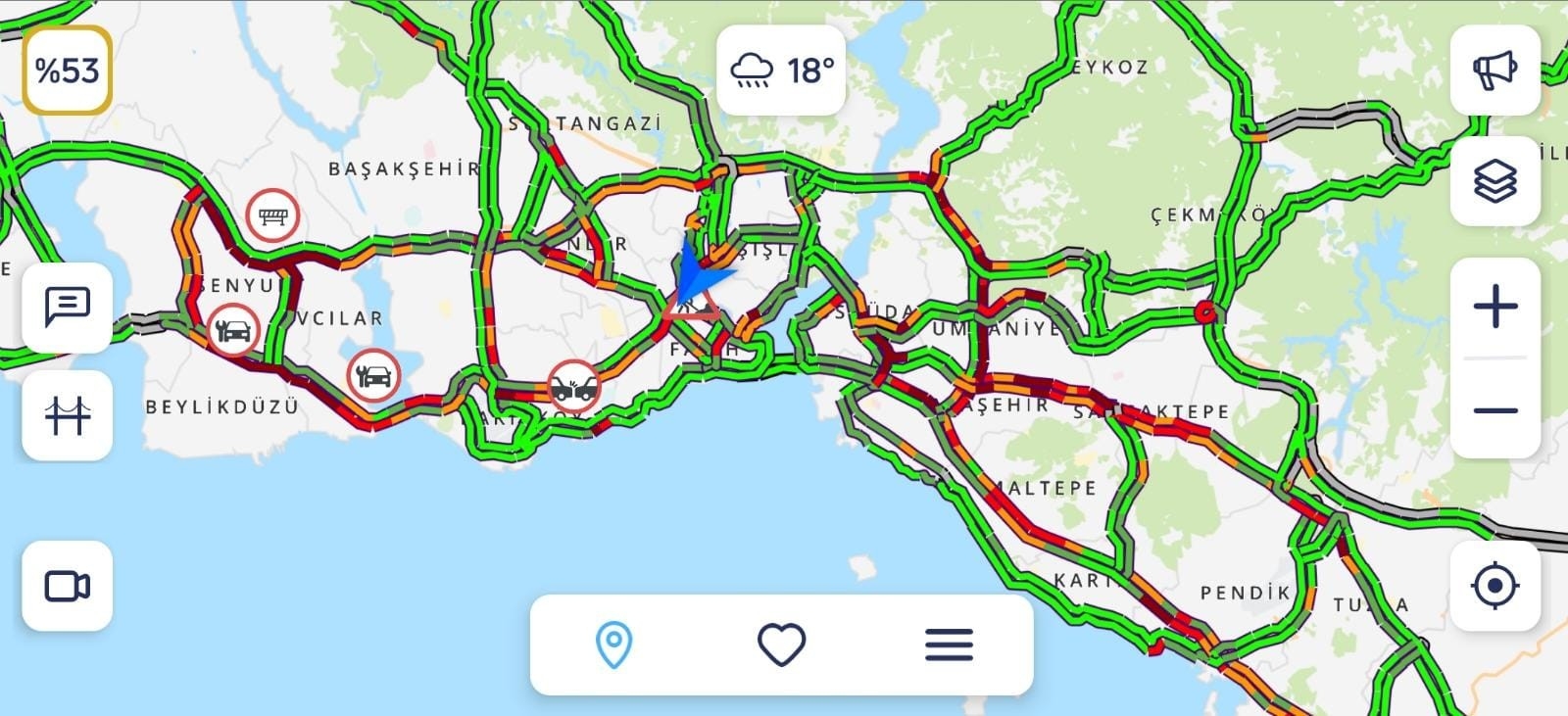 İstanbul’da kısıtlama sonrası trafik yoğunluğu