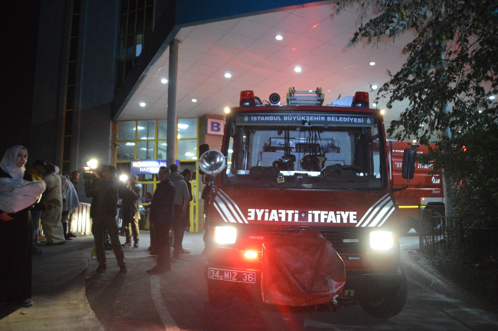 İstanbulda Korkutan Hastane Yangını