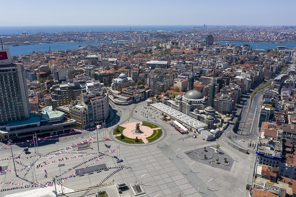 İstanbul’da pandemi drone’la anlatıldı