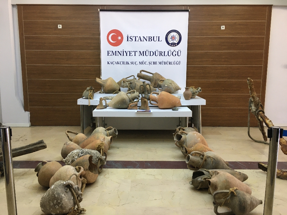 İstanbul’da Roma ve Bizans dönemine ait 39 tarihi eser ele geçirildi