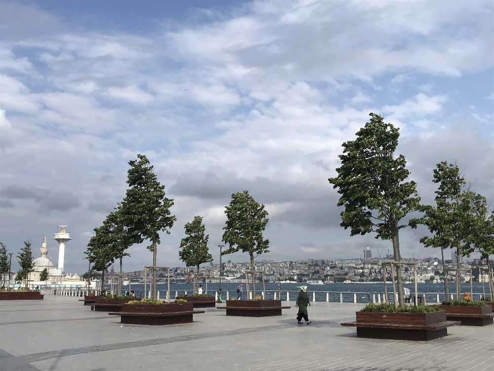 İstanbul’da rüzgar etkili oldu: Vatandaşlar yürümekte zorluk çekti