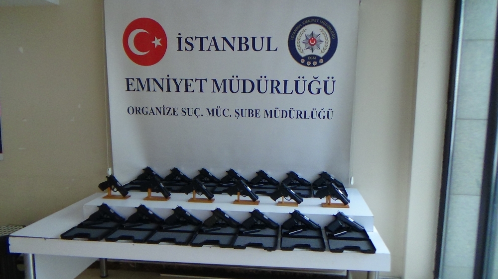 İstanbul’da silah kaçakçılığı operasyonu