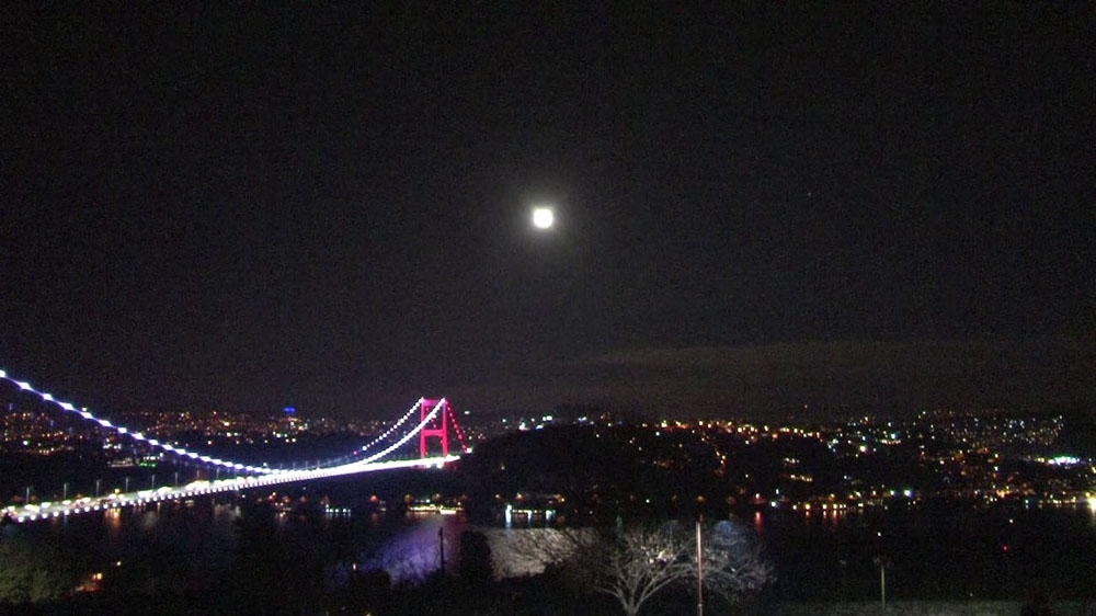 İstanbul’da Süper Ay böyle görüntülendi