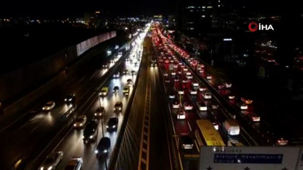 İstanbul’da trafik yoğunluğu